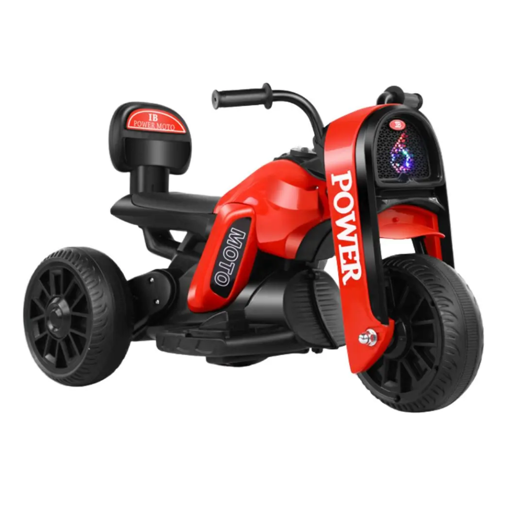 Moto Eléctrica Tipo Triciclo Bebés y Niños Con Luces Sonidos Batería 6V