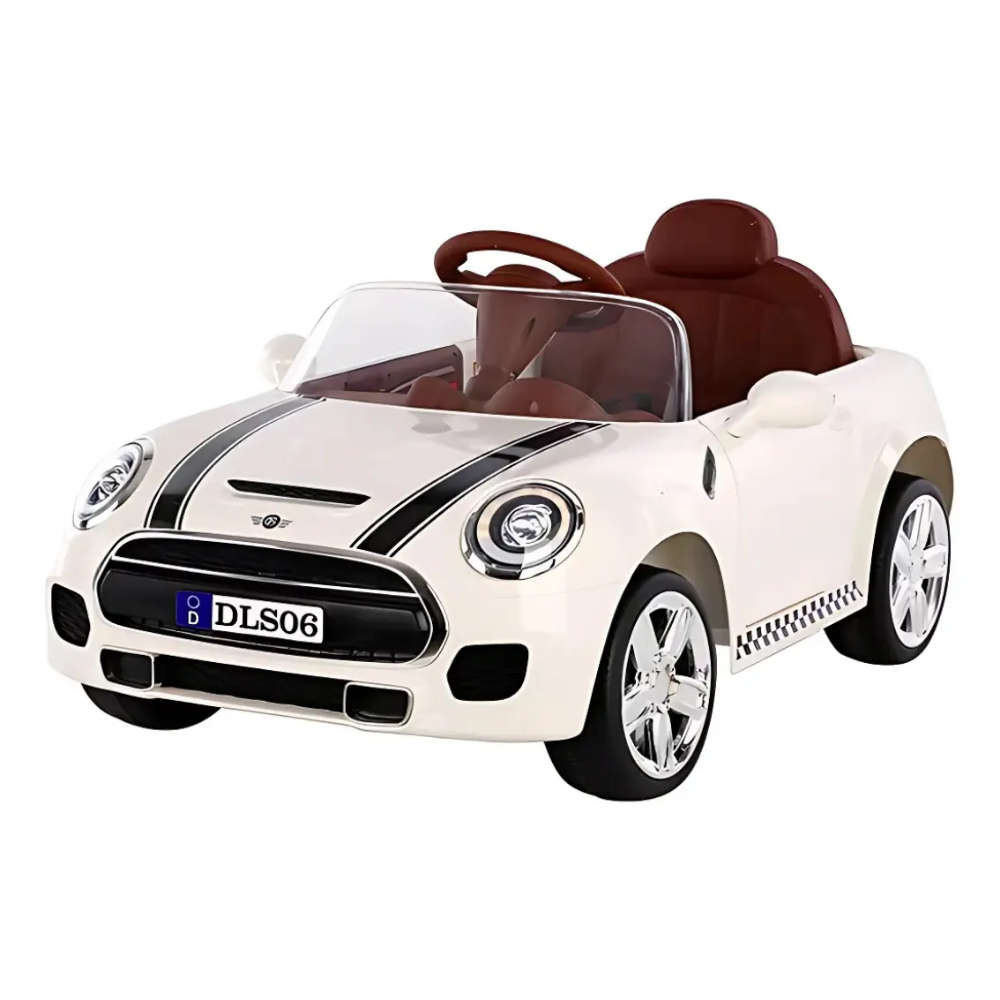 Auto Eléctrico Control Remoto Mini Cooper Niños Música Luces