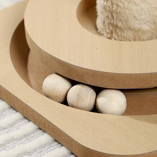 Cama Gatos Transparente Cápsula Altura Interactiva Esfera Rascador
