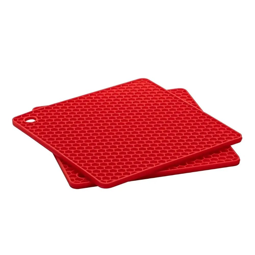 Kit Guantes De Silicona Térmicos y Pads Para Cocina