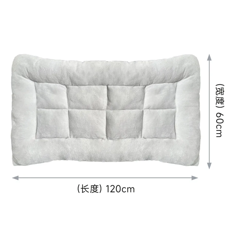 Cama Alfombra Suave Acolchada Mat Mascotas Perros 120x60cm