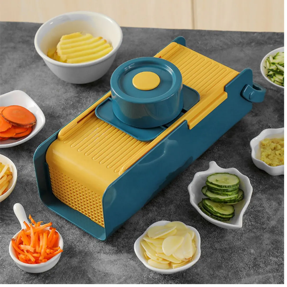Rallador Cortador Manual Multifunción De Verduras