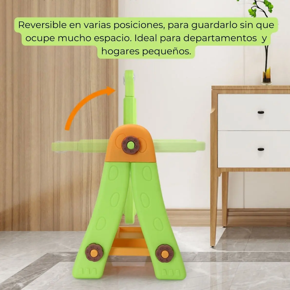 Pizarra Niños Interactiva Bloques y Plumón Animales Amarillo