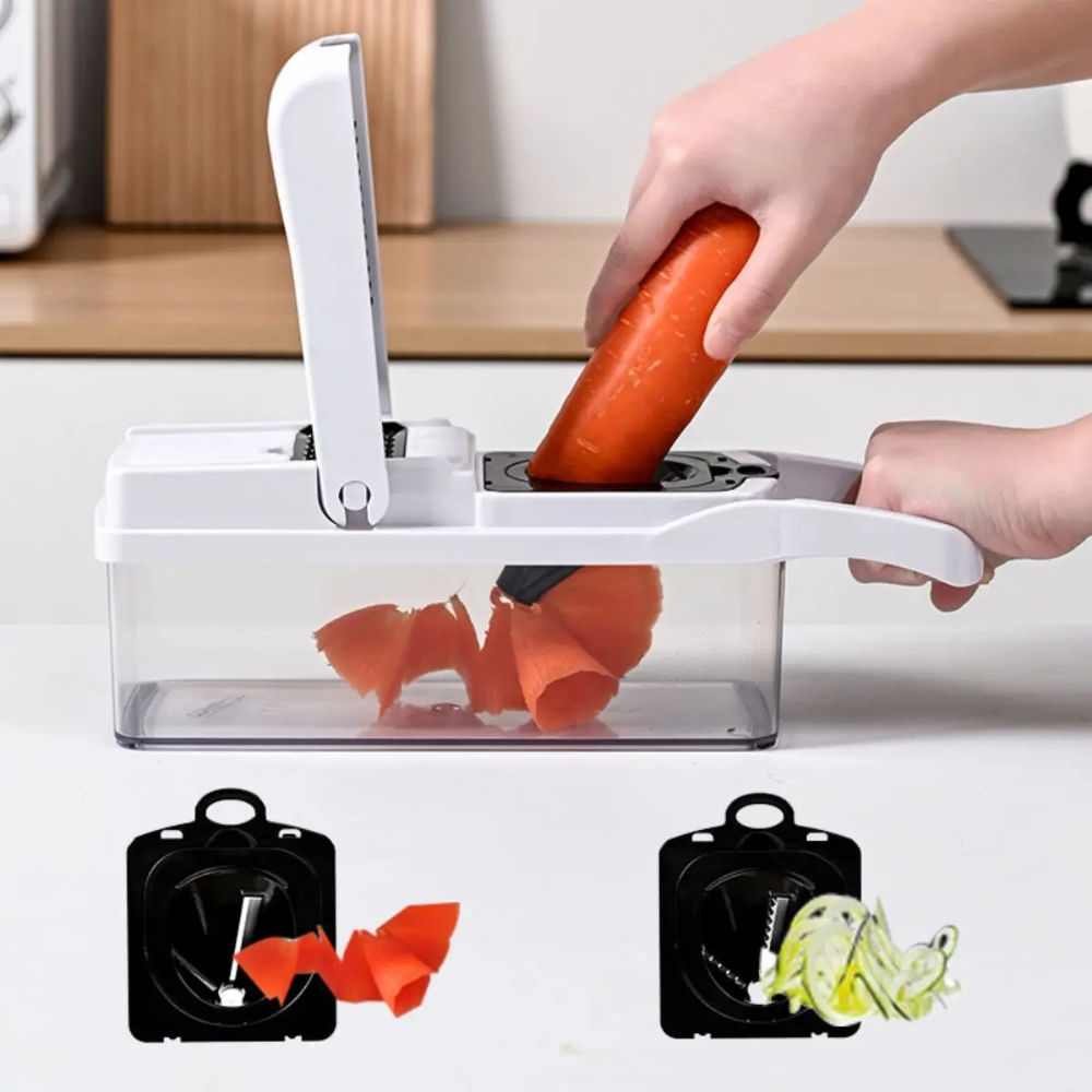 Cortador Picador Rallador Cocina Multiuso De Verduras 15 Piezas