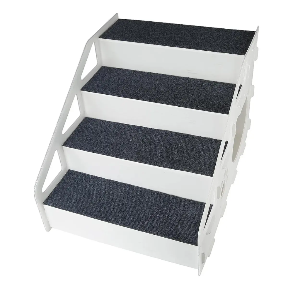 Escalera Para Mascotas Perro Gato 4 Escalones 42cm