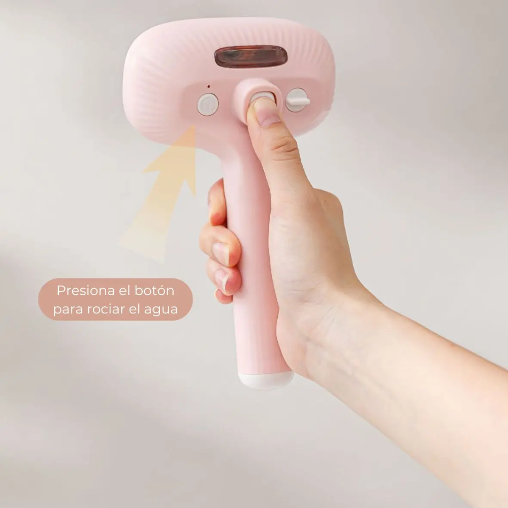 Cepillo Para Mascotas Con Rociador De Agua Carga USB