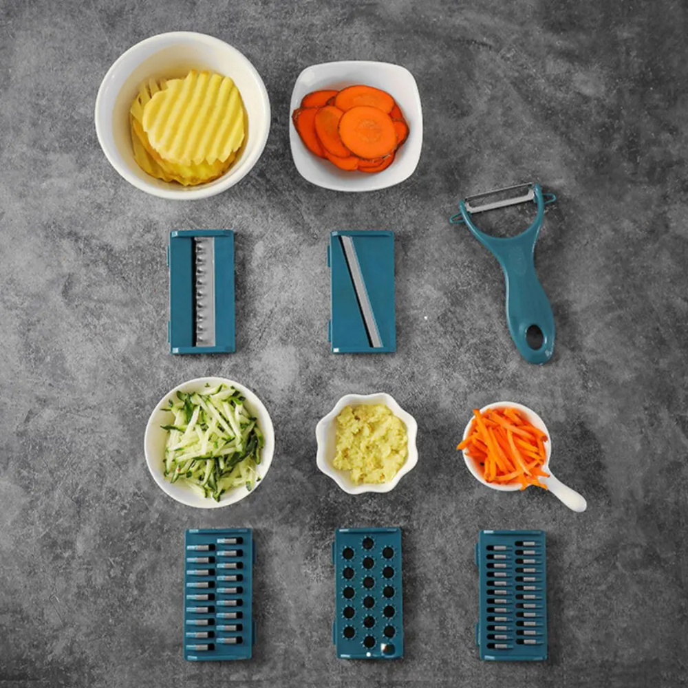 Rallador Cortador Manual Multifunción De Verduras