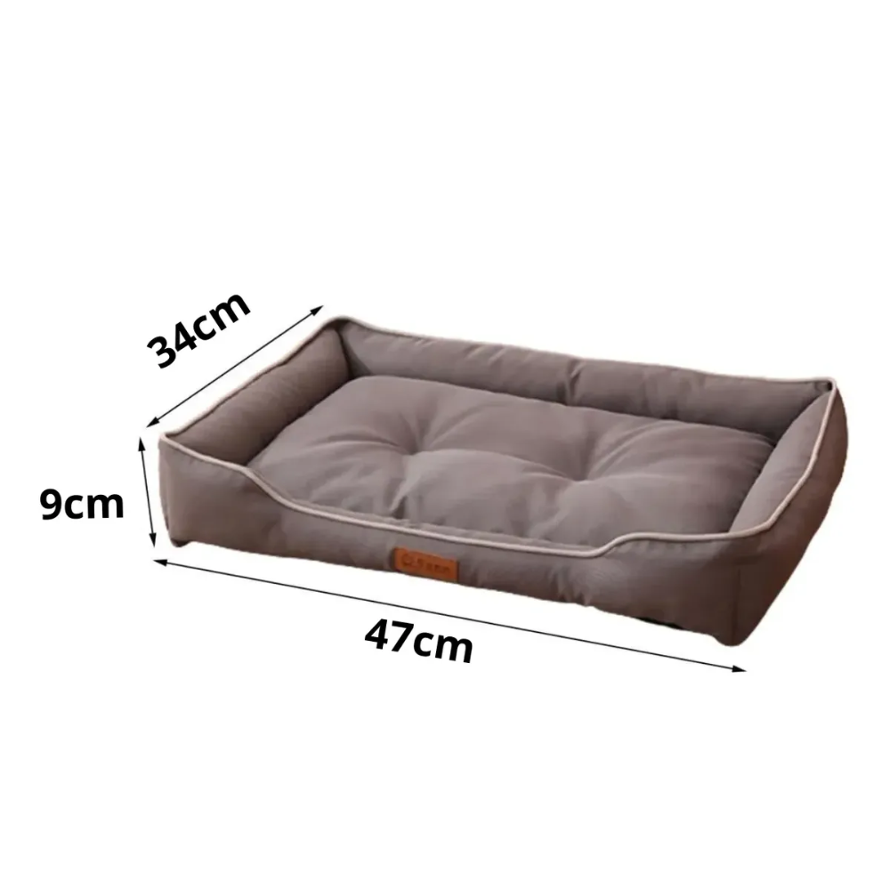 Cama Perros Pequeños Gatos Acolchada 47x34x9cm Tela Oxford