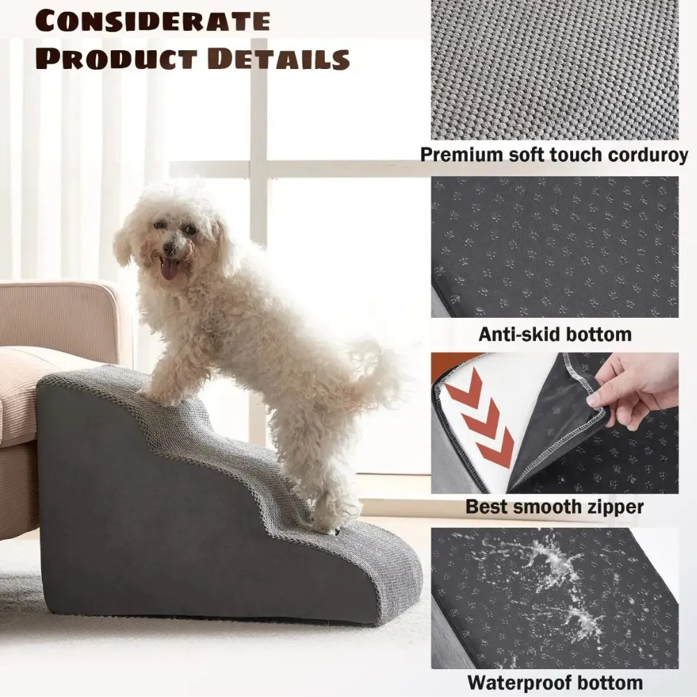 Escalera Perro Mascota Fondo Impermeable Antideslizante