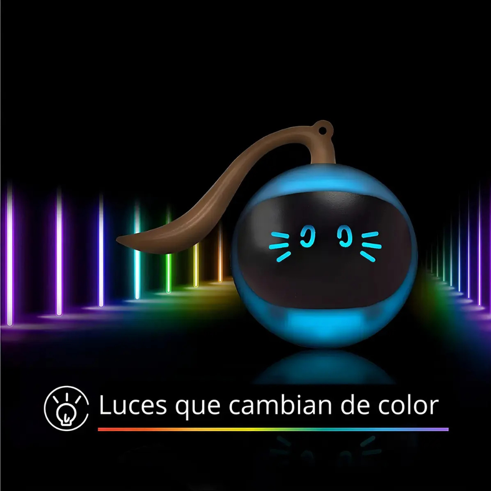 Juguete Gato Interactivo Pelota Inteligente Recargable USB