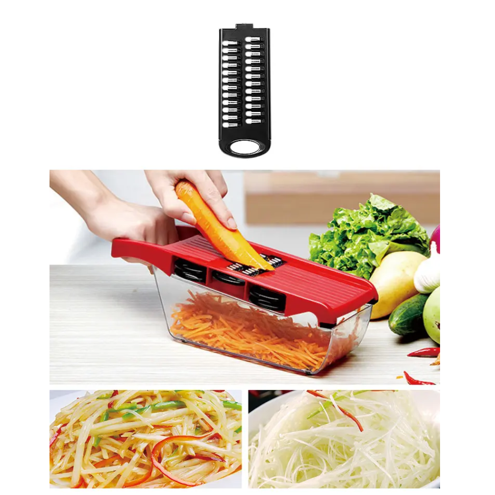 Cortador Verduras Multifuncional Cuchillas Intercambiables