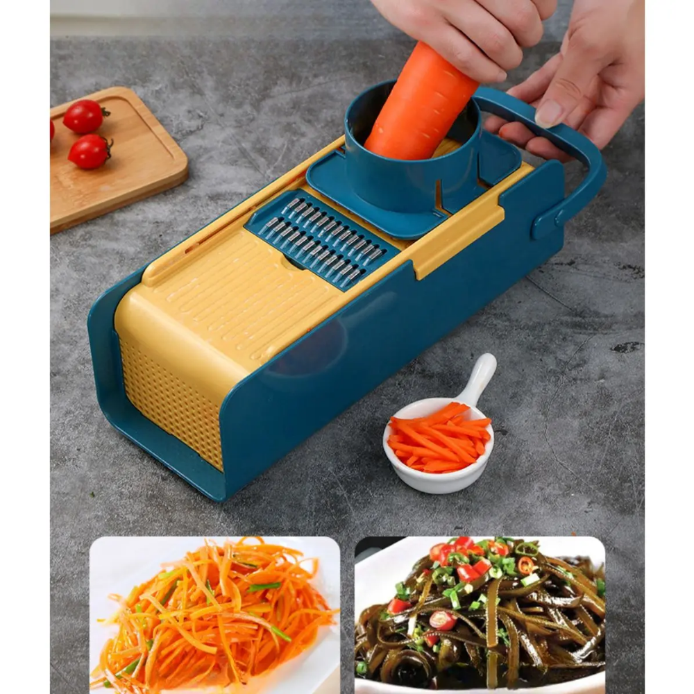 Rallador Cortador Manual Multifunción De Verduras