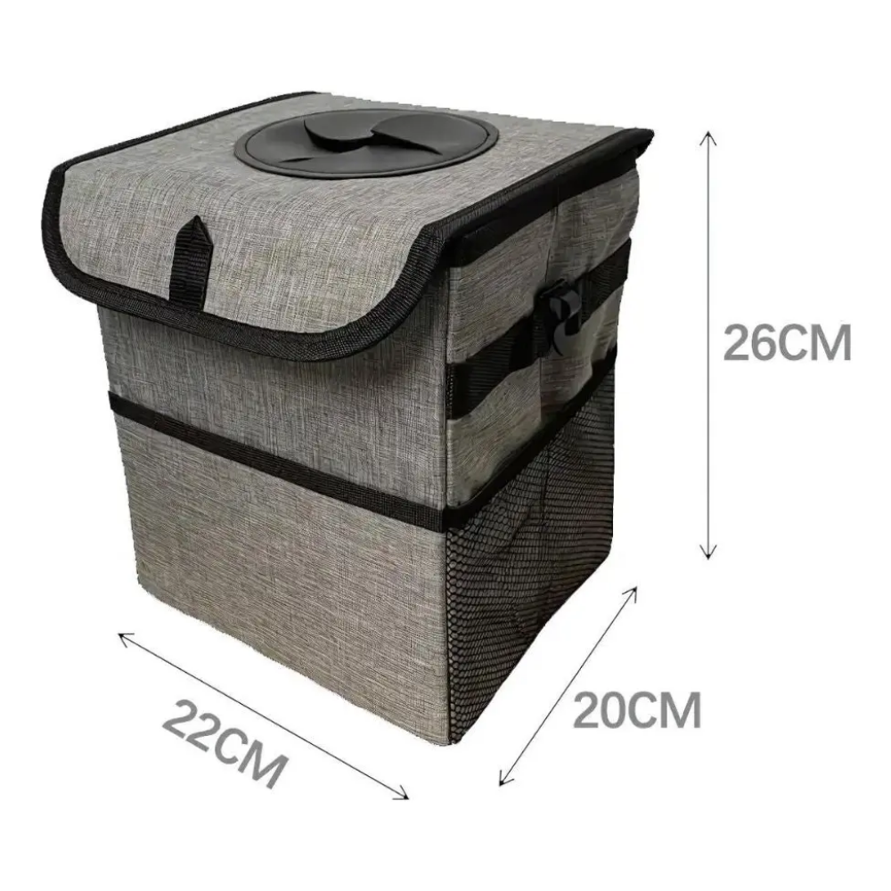 Organizador Cooler Basurero Ecológico Plegable Para Auto Lemon Tree