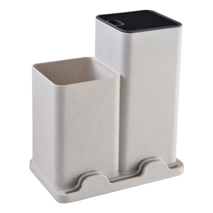 Juego De Utensilios De Cocina Silicona Mango Madera 19 Piezas