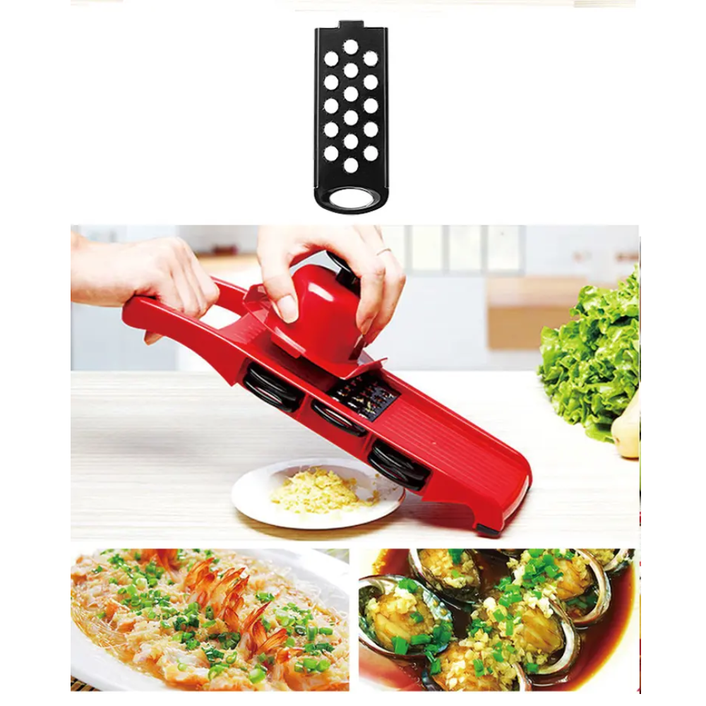 Cortador Verduras Multifuncional Cuchillas Intercambiables